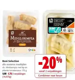 Colruyt Boni selection miniloempia aanbieding
