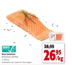 Colruyt Boni selection atlantische zalmfilet aanbieding