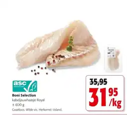 Colruyt Boni selection kabeljauwhaasje royal aanbieding