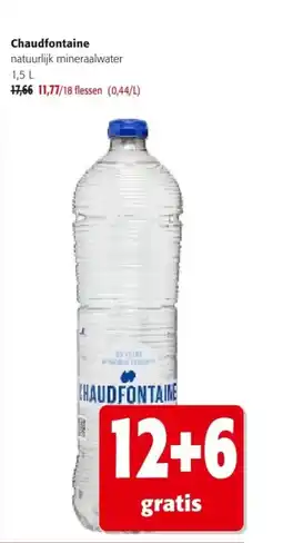 Colruyt Chaudfontaine natuurlijk mineraalwater aanbieding