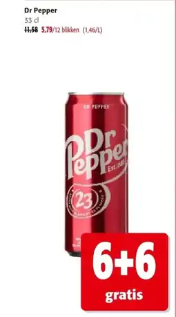 Colruyt Dr pepper aanbieding