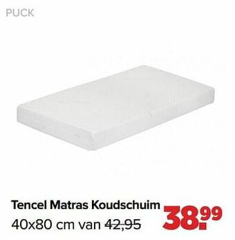 Baby-Dump Tencel matras koudschuim aanbieding