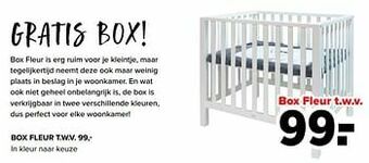 Baby-Dump Box fleur aanbieding