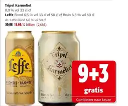 Colruyt Tripel karmeliet leffe blond aanbieding