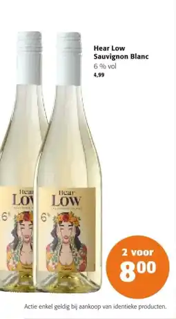 Colruyt Hear Low Sauvignon Blanc aanbieding