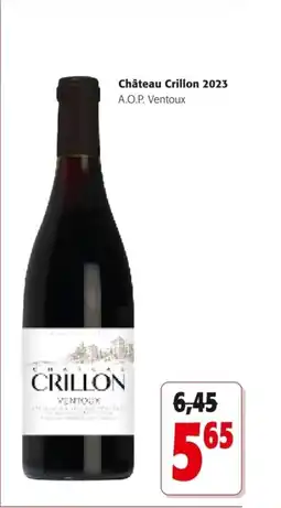 Colruyt Château Crillon 2023 A.O.P. Ventoux aanbieding