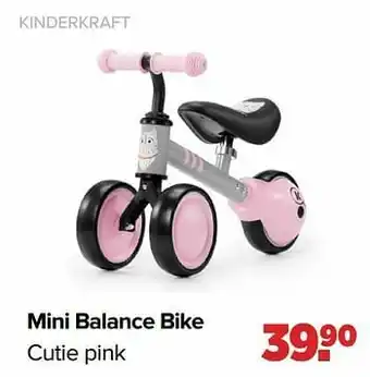 Baby-Dump Mini balance bike cutie pink aanbieding