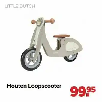 Baby-Dump Houten loopscooter aanbieding