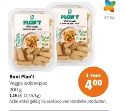 Colruyt Boni plan't veggie wokreepjes aanbieding