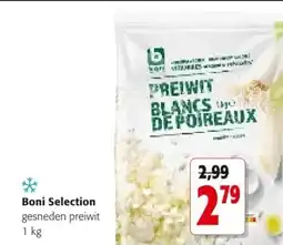 Colruyt Boni selection gesneden preiwit aanbieding