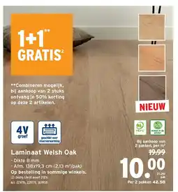 GAMMA Laminaat Welsh Oak aanbieding