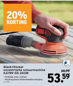 GAMMA Black+Decker excentrische schuurmachine KA199-QS 240W aanbieding