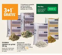 GAMMA GAMMA zanden en grind 25 kg aanbieding