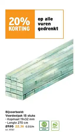 GAMMA Voordeelpak 15 stuks aanbieding