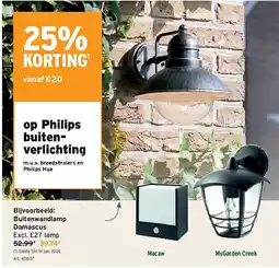 GAMMA Buitenwandlamp Damascus aanbieding