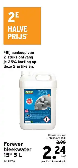 Forever bleekwater 15° 5 L