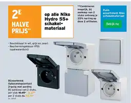 GAMMA Opbouwstopcontact 2-polig met aarding aanbieding