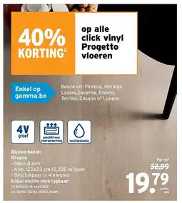 GAMMA Rivano aanbieding