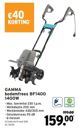 GAMMA GAMMA bodemfrees BF1400 1400W aanbieding