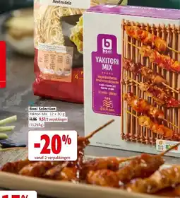 Colruyt Boni Selection Yakitori Mix 12 x 30 g aanbieding