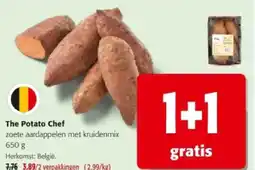 Colruyt The Potato Chef zoete aardappelen met kruidenmix 650 g aanbieding