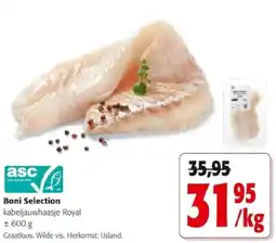 Colruyt Boni Selection kabeljauwhaasje Royal ± 600 g aanbieding