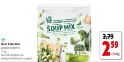 Colruyt Boni Selection groene soepmix 1 kg aanbieding