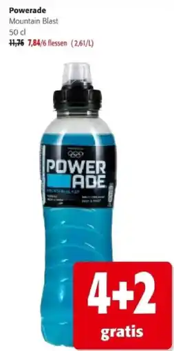 Colruyt Powerade Vittel Mountain Blast 50 cl aanbieding