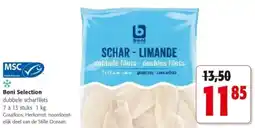 Colruyt Boni Selection dubbele scharfilets 7 à 13 stuks 1 kg aanbieding