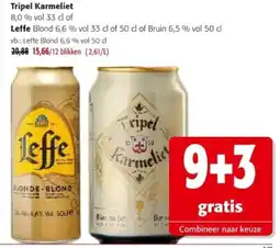 Colruyt Leffe Blond 6,6 % vol 50 cl aanbieding