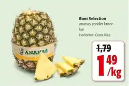 Colruyt Boni Selection ananas zonder kroon aanbieding