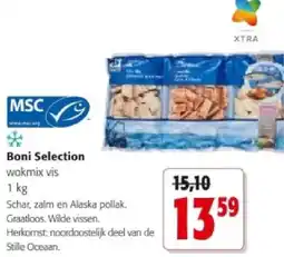 Colruyt Boni Selection wokmix vis 1 kg aanbieding