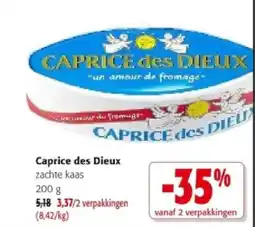 Colruyt Caprice des Dieux zachte kaas 200 g aanbieding