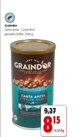 Colruyt Graindor Santa Anita - Costa Rica gemalen koffie 500 g aanbieding
