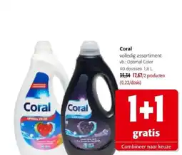 Colruyt Coral Optimal Color 40 dosissen 1,8 L aanbieding