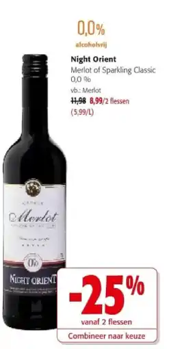 Colruyt Night Orient Merlot aanbieding