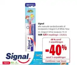 Colruyt Signal Integral 8 White tandpasta 75 ml aanbieding