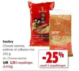 Colruyt Soubry Chinese eiermie aanbieding