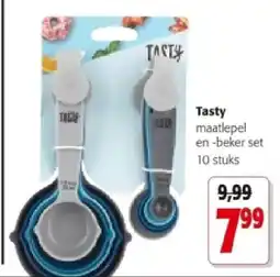 Colruyt Tasty maatlepel en -beker set 10 stuks aanbieding