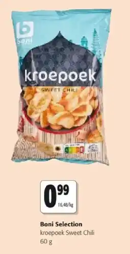 Colruyt Boni Selection kroepoek Sweet Chili 60 g aanbieding