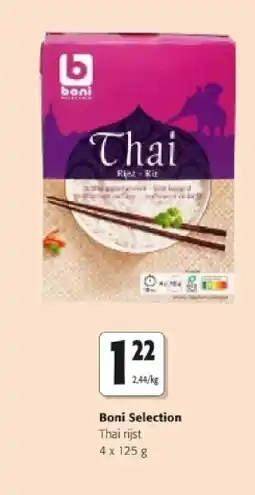 Colruyt Boni Selection Thai rijst 4 x 125 g aanbieding