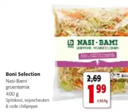 Colruyt Boni Selection Nasi-Bami groentemix 400 g aanbieding