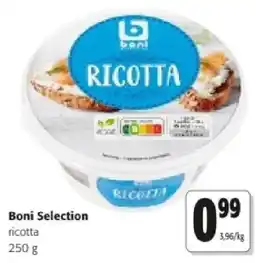 Colruyt Boni Selection ricotta 250 g aanbieding