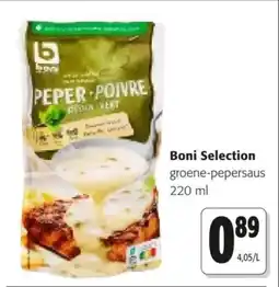 Colruyt Boni Selection Groene Pepersaus aanbieding