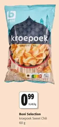 Colruyt Boni Selection Kroepoek Sweet Chili aanbieding
