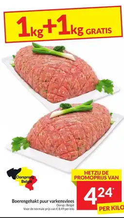 Intermarché Boerengehakt Puur varkensvlees aanbieding