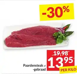 Intermarché Paardensteak of gebraad aanbieding