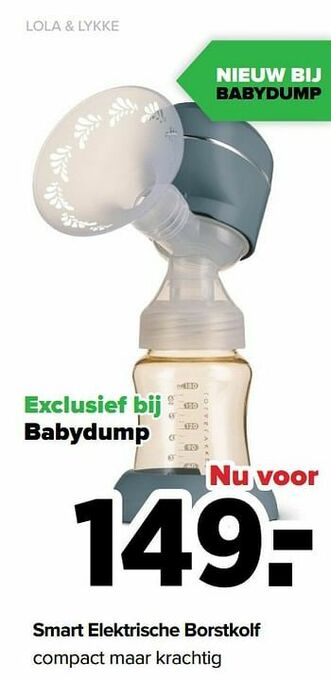Baby-Dump Smart elektrische borstkolf aanbieding