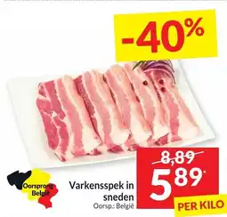 Intermarché Varkensspek in Sneden aanbieding