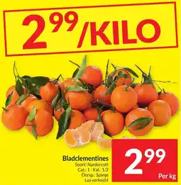 Intermarché Bladclementines aanbieding
